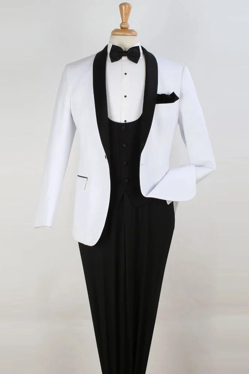 White Tie Perfection: A Shawl Lapel Tuxedo for the Modern Gent.